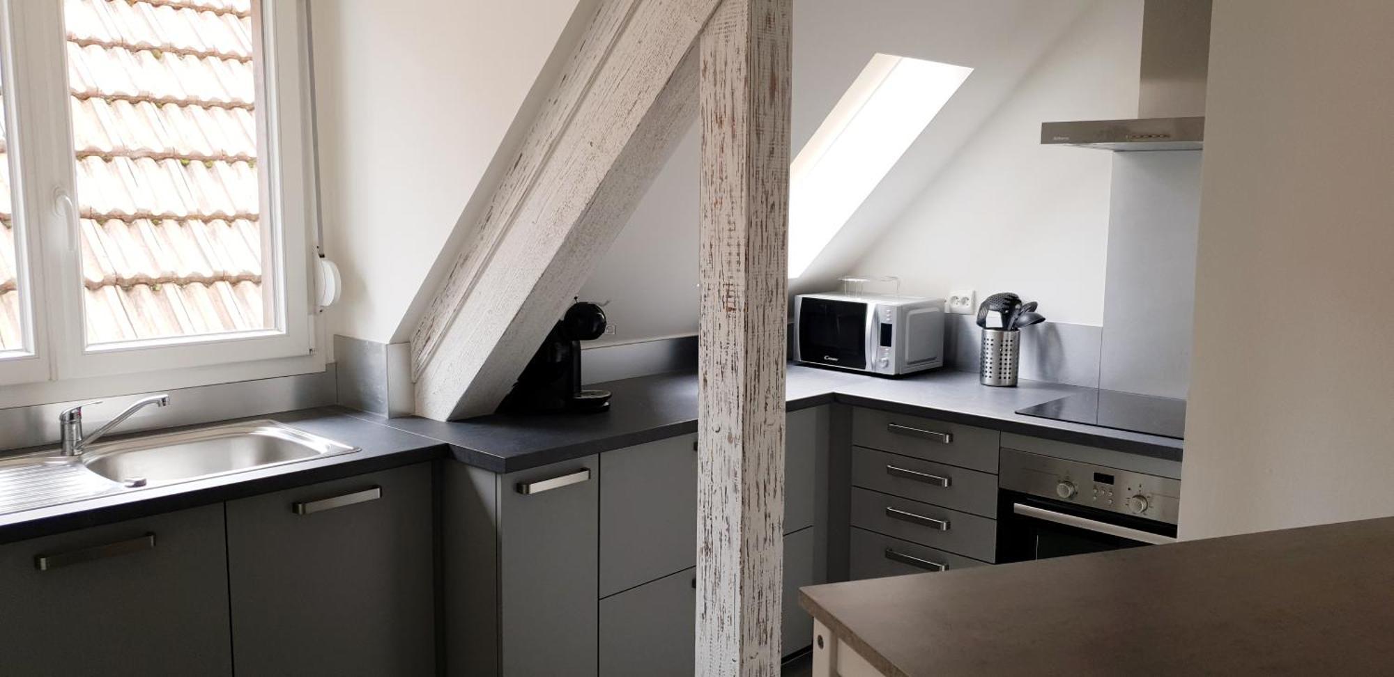 オベルネDuplex Au Centre Avec Parking - L'Etoileアパートメント エクステリア 写真